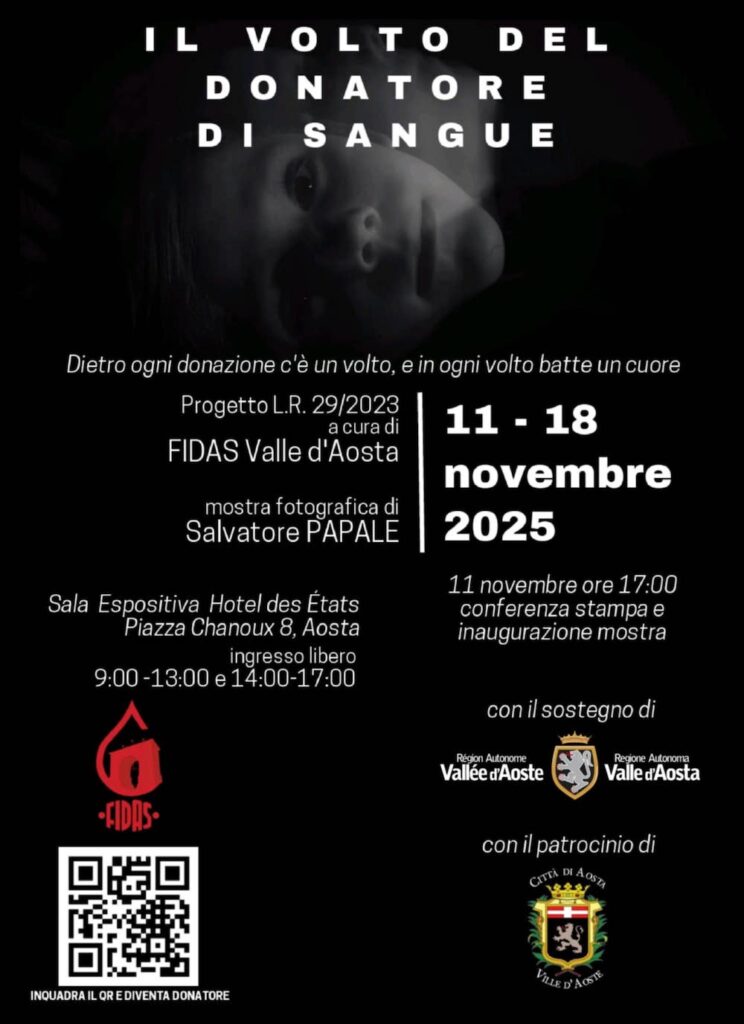 Locandina donatore del sangue