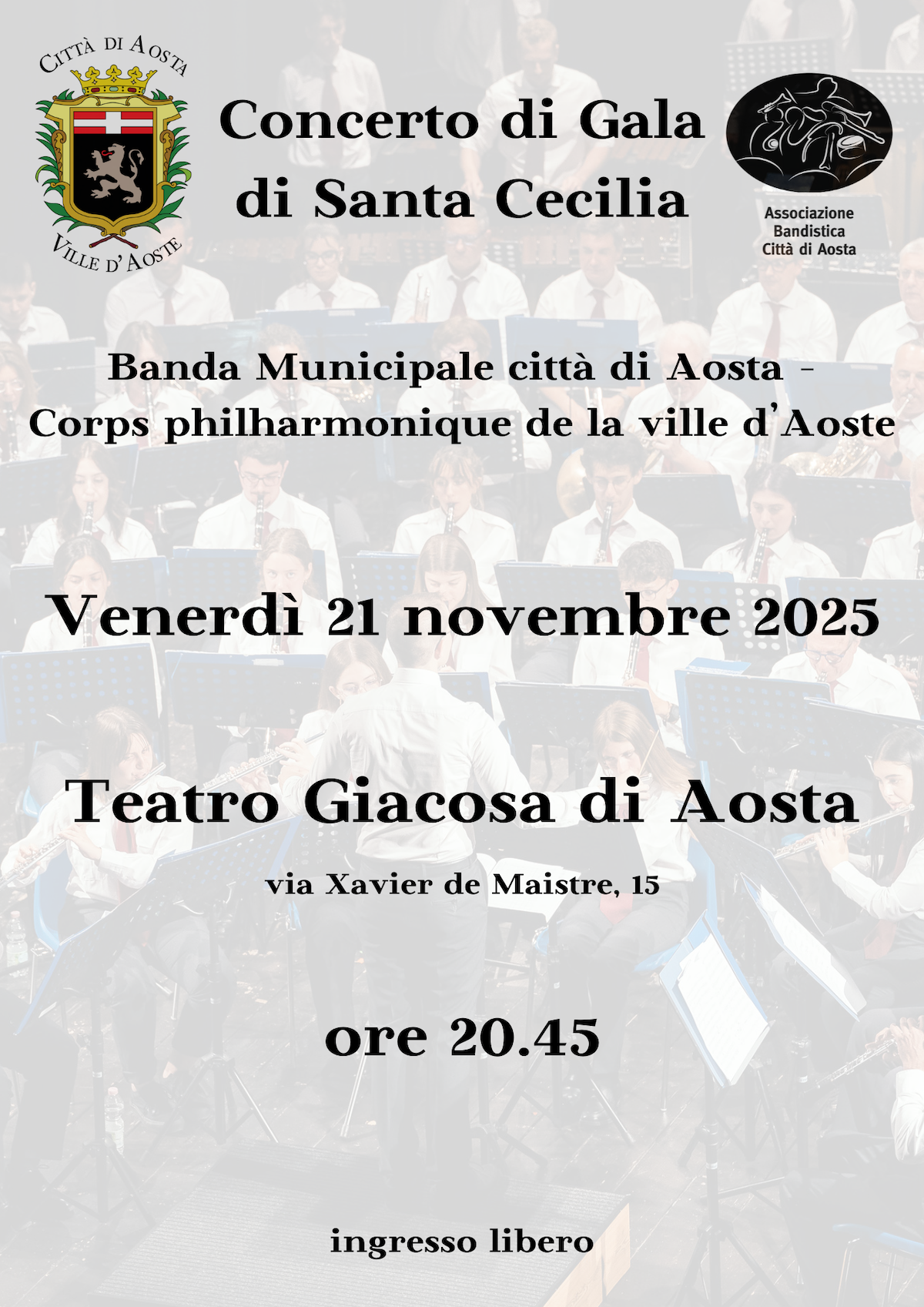 Locandina Santa Cecilia - Banda municipale