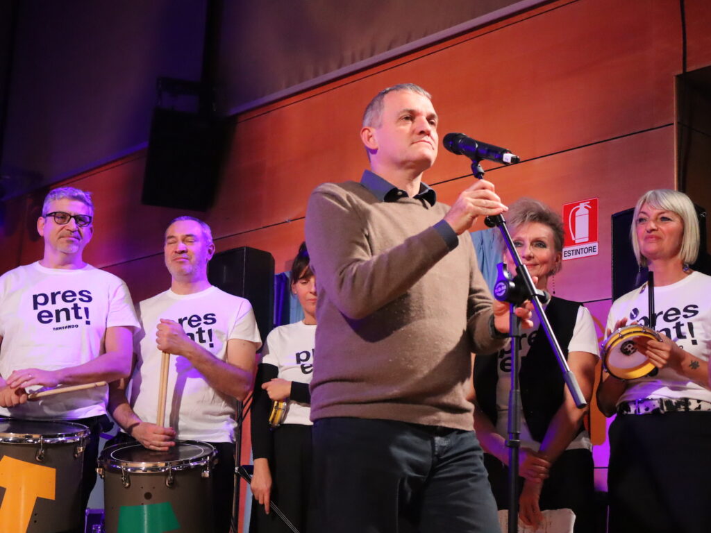 Mauro Lucianaz Sindaco di Arvier Present! festival inclusivo Foto Alice Dufour