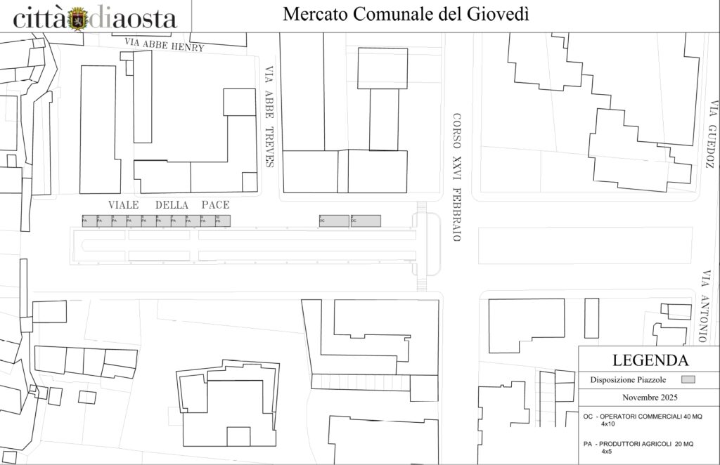 Nuova disposizione temporanea mercato giovedì