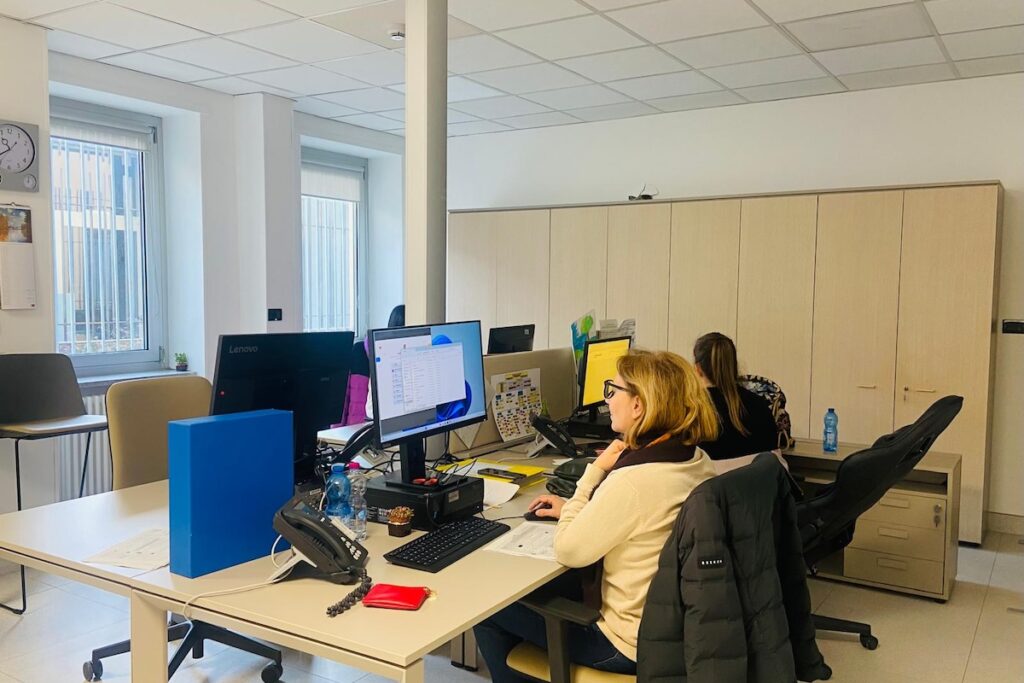 L'ufficio della Centrale operativa territoriale dell'Usl