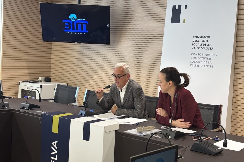 Il presidente del Bim Vittorio Anglesio