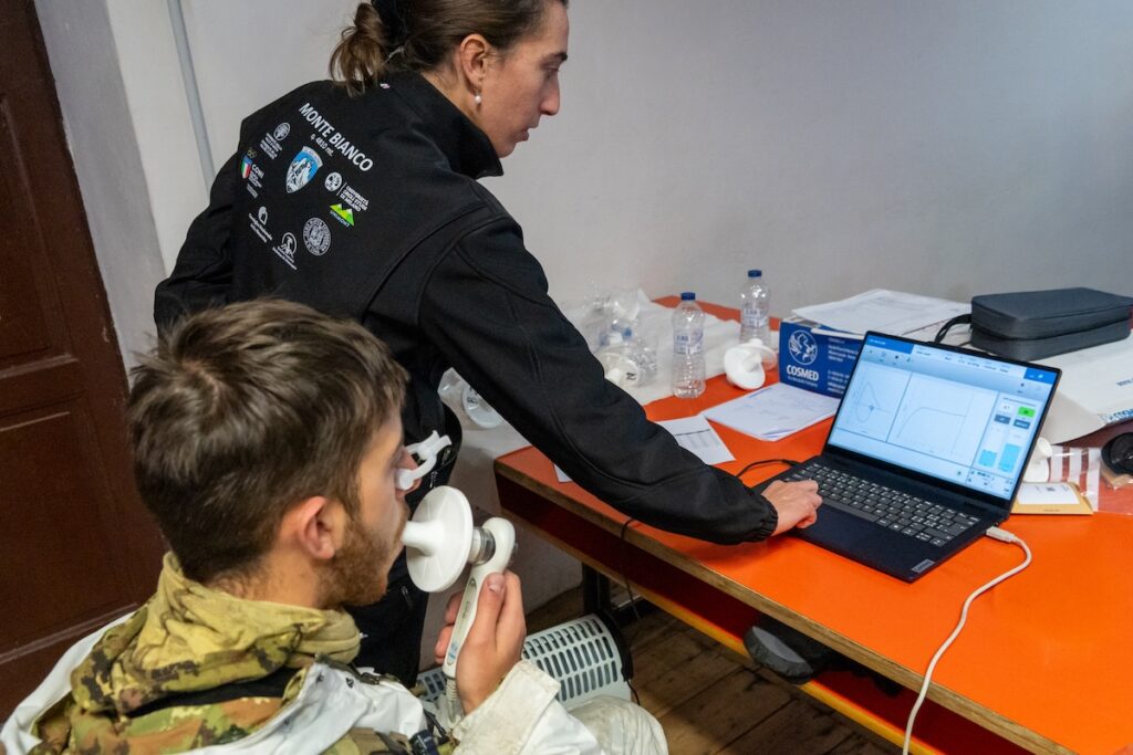 "Campo Alta Quota", test fisiologici