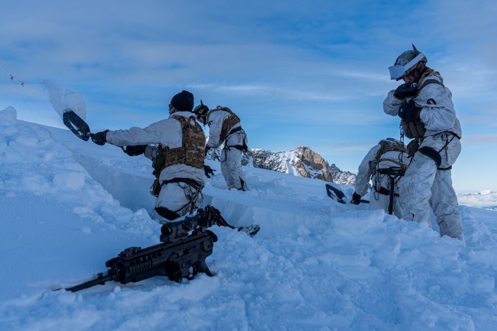 Allestimento campo base