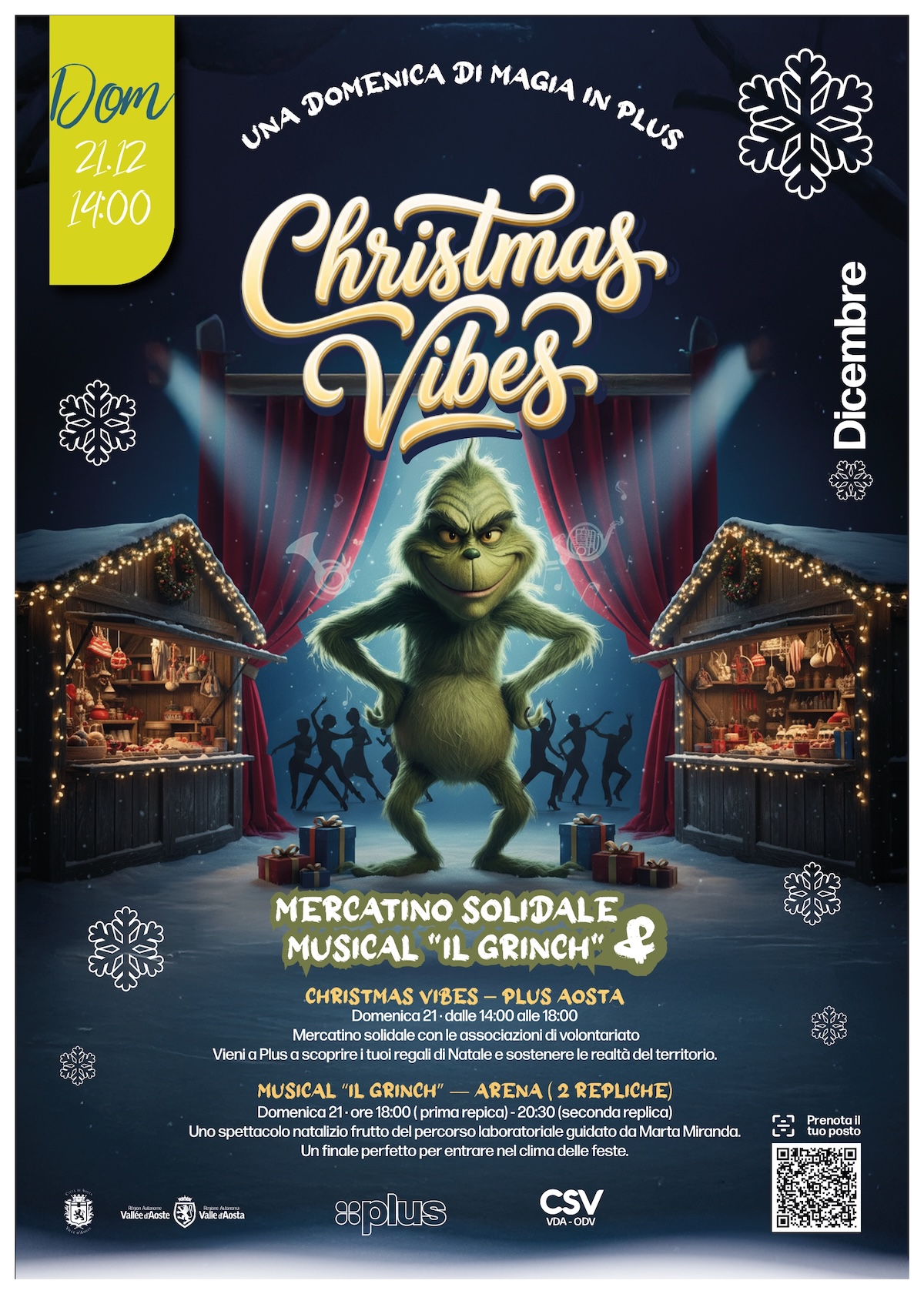 Christmas Vibes - Mercatino solidale - Il Grinch
