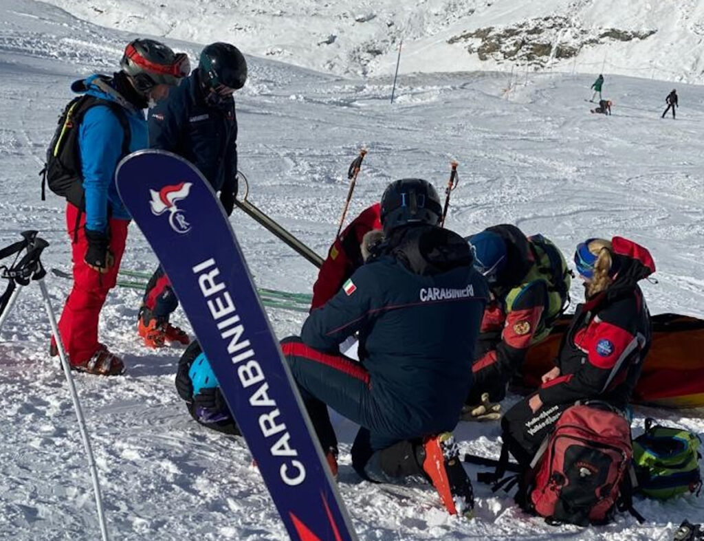 Carabinieri sulle piste