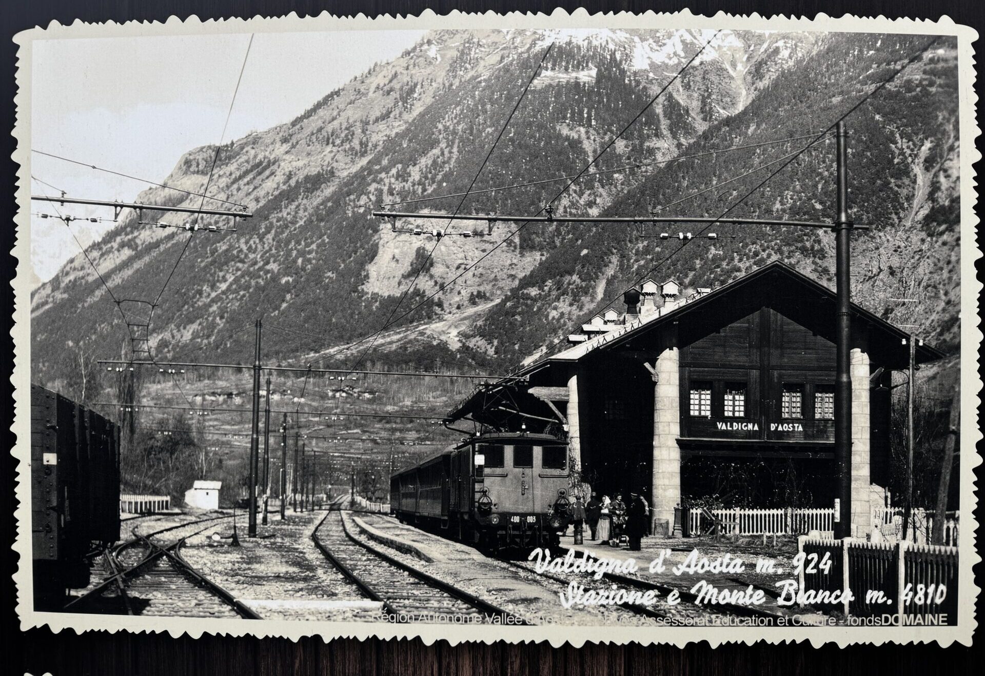 Foto vecchia stazione di Morgex