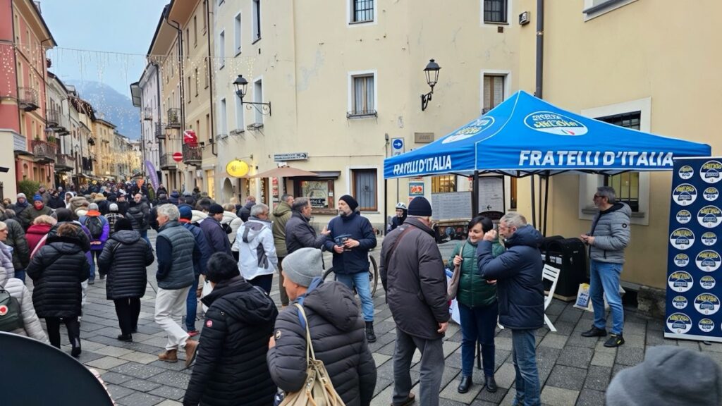 Gazebo FdI Aosta