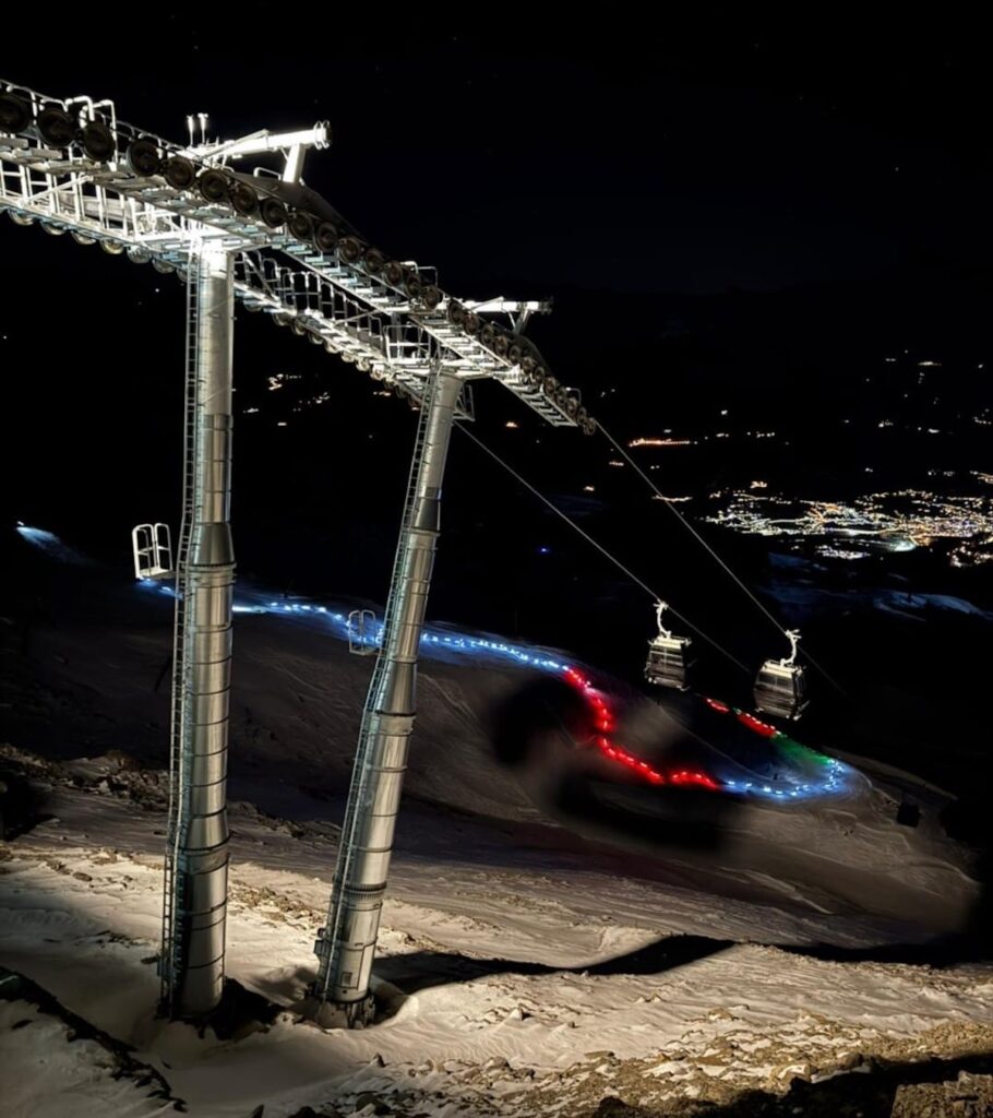 Fiaccolata maestri di sci