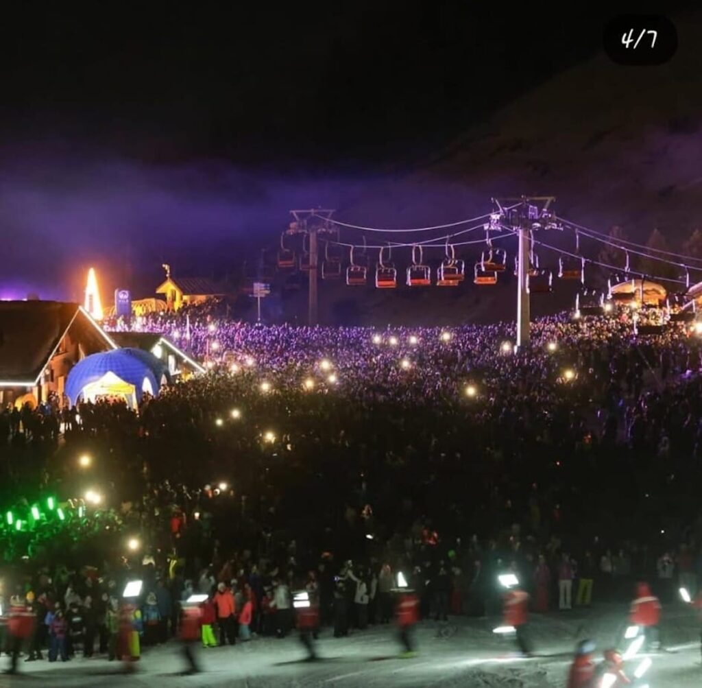Fiaccolata maestri di sci