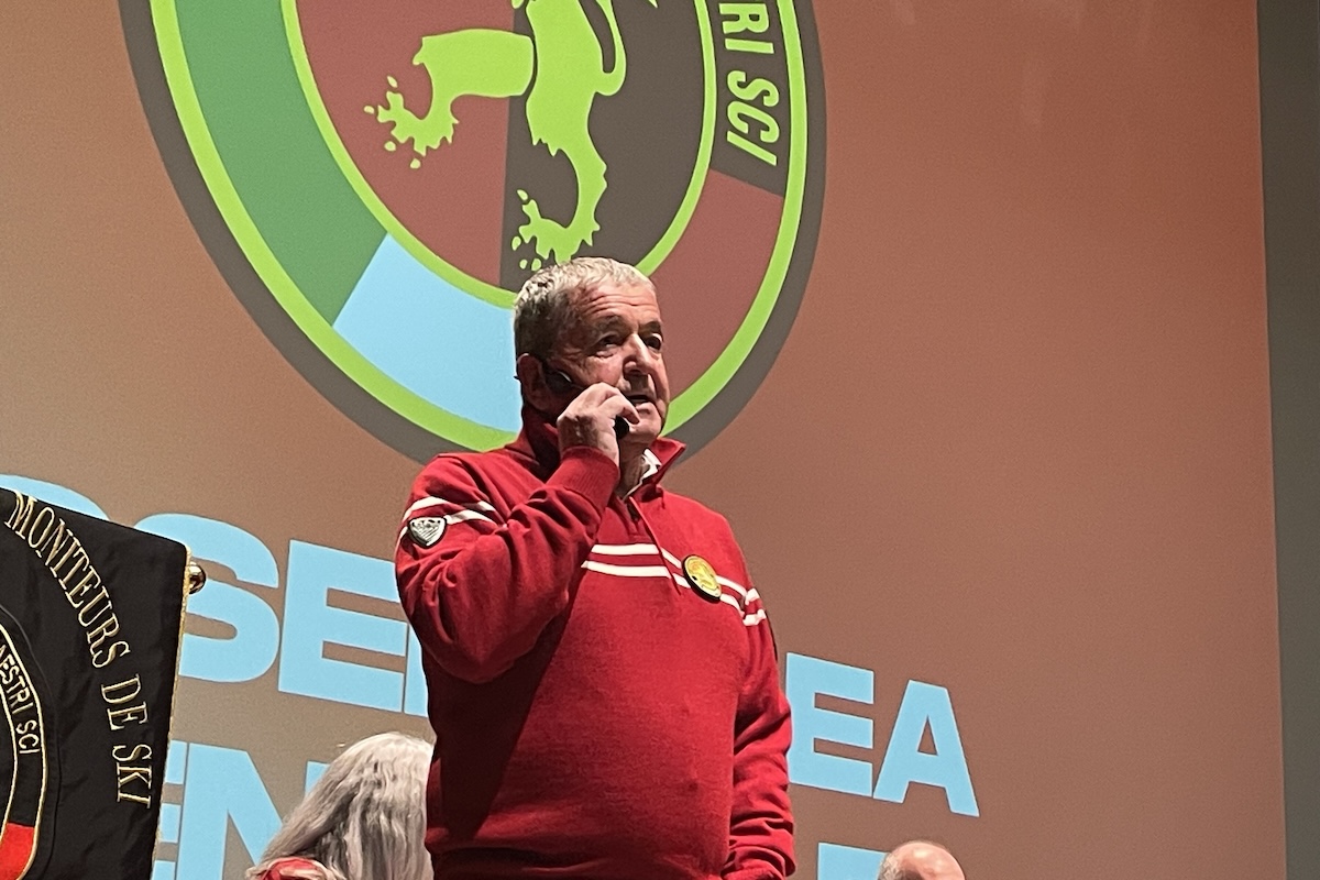 Il presidente dei maestri di sci Beppe Cuc