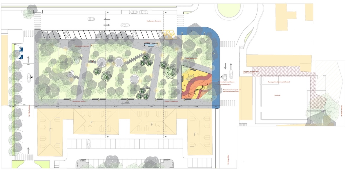 Il parco che prenderà il posto degli ex "grattacieli"