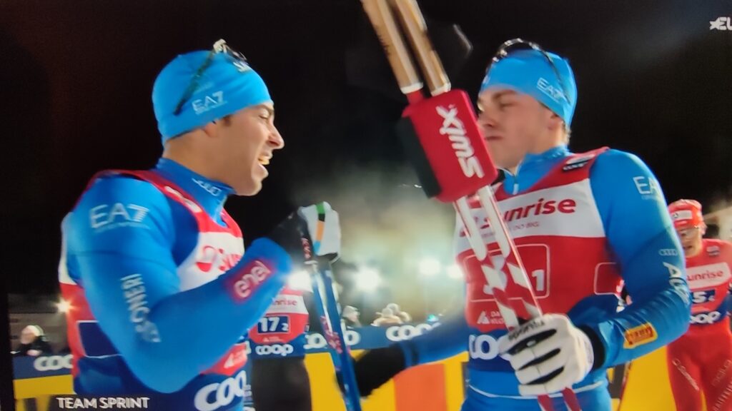 Pellegrino Barp team sprint Davos