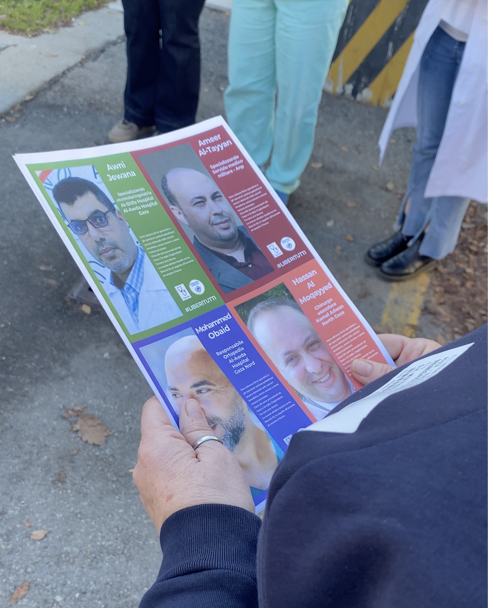 Presidio per Gaza Ospedale Parini - La sanità non si imprigiona