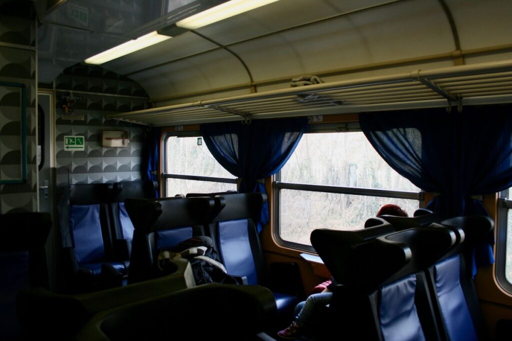 L'ultimo viaggio del treno sulla ferrovia Aosta-Pré-Saint-Didier, nel 2015