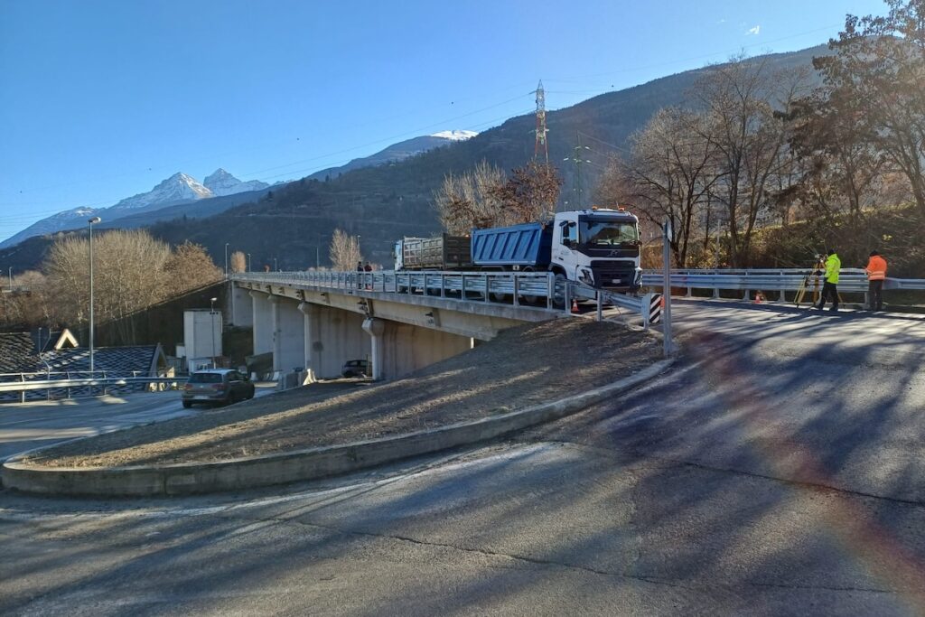 Il viadotto Champrotard al termine dei lavori