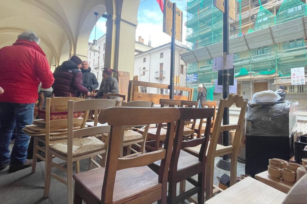 I lavori di Aurelio Armand alla Fiera di Sant