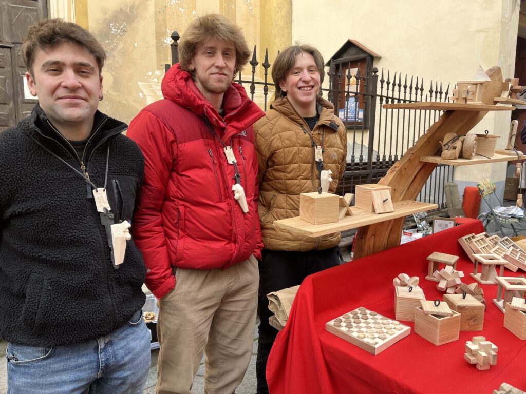 Da sx David Laurent e Francois