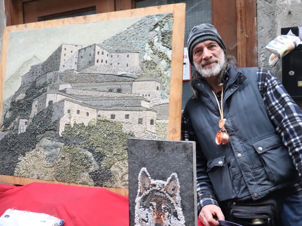 Davide Tornago Mosaico Forte di Bard Fiera di Donnas Foto Alice Dufour
