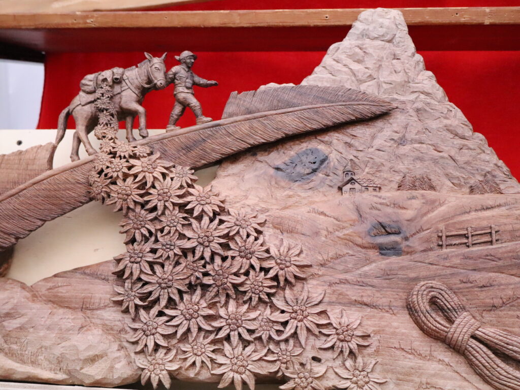 Erick Bionaz Scultura Fiera di Donnas Foto Alice Dufour