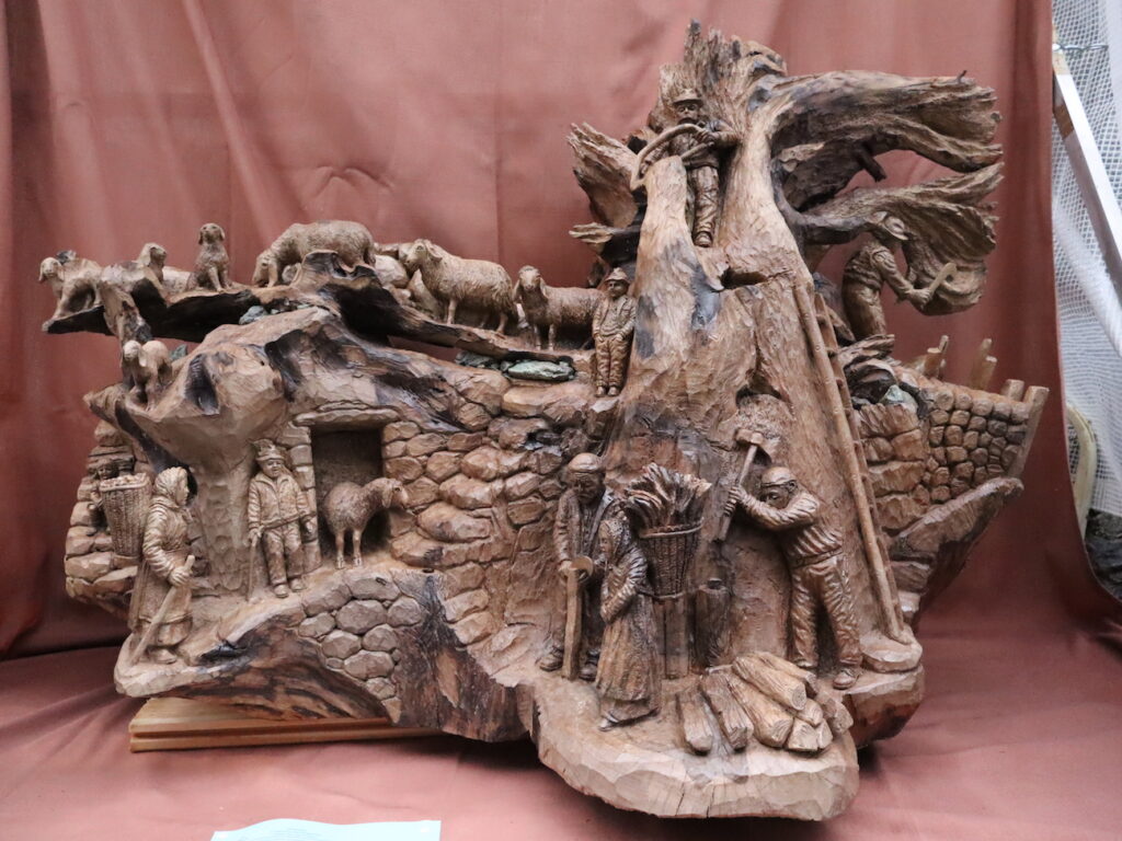 Giuseppe Binel Scultura Fiera di Donnas Foto Alice Dufour