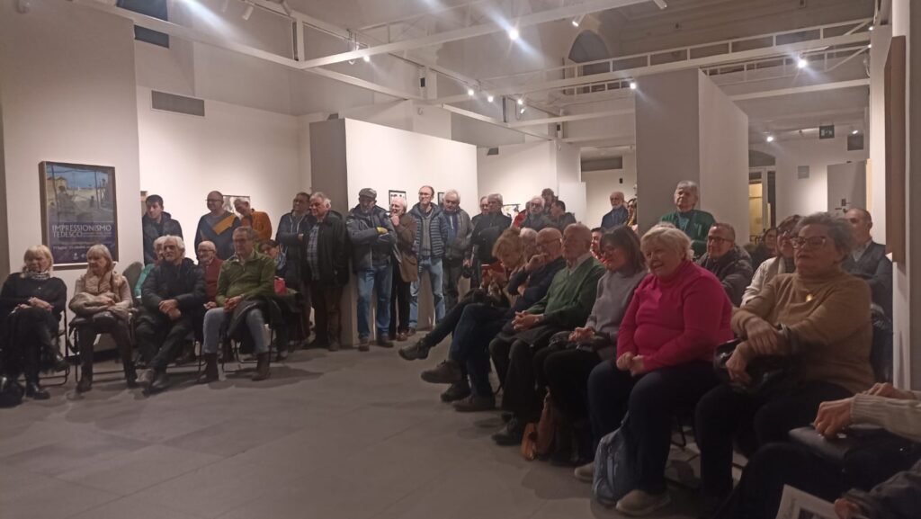 Guido Diémoz presenta la scultura intitolata “Le Ramoneur”