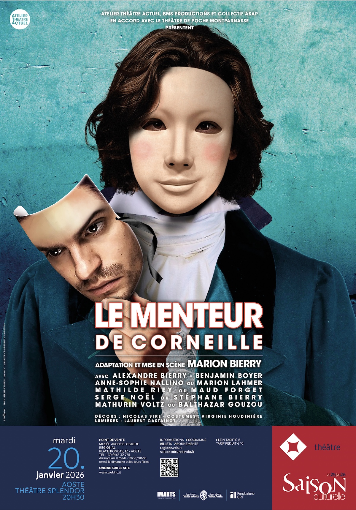 Le Menteur - Corneille - locandina