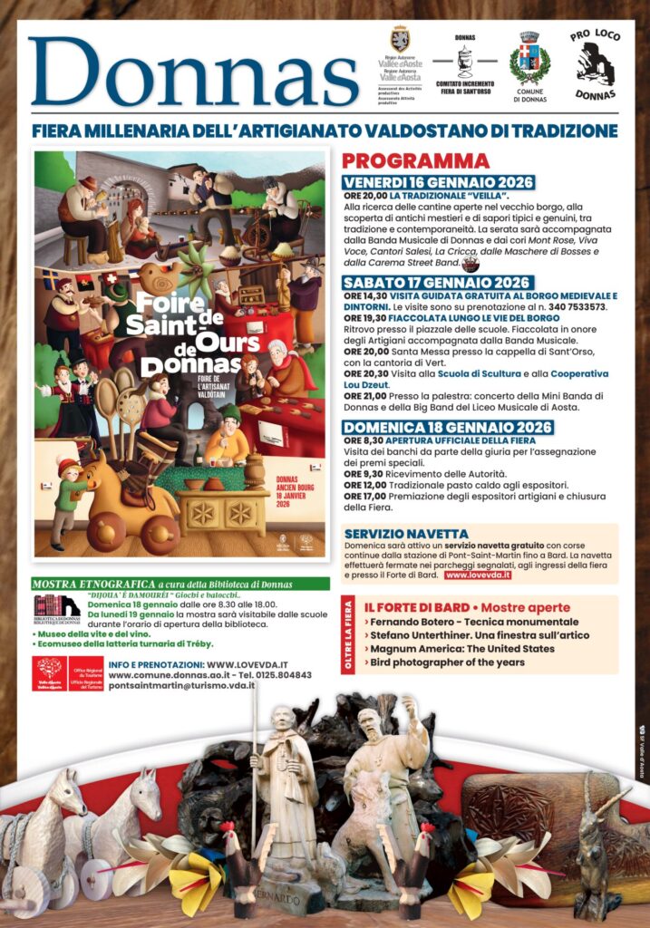 Manifesto Fiera Donnas page