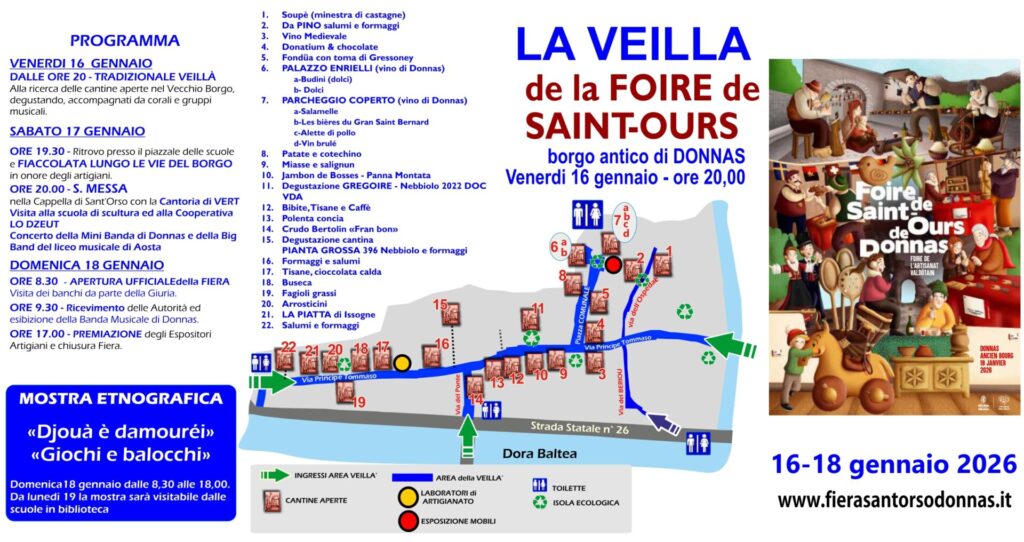 Pieghevole Fiera Donnas page