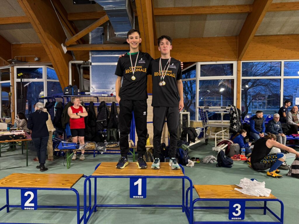 Podio Lungo Allievi Juniores Aosta