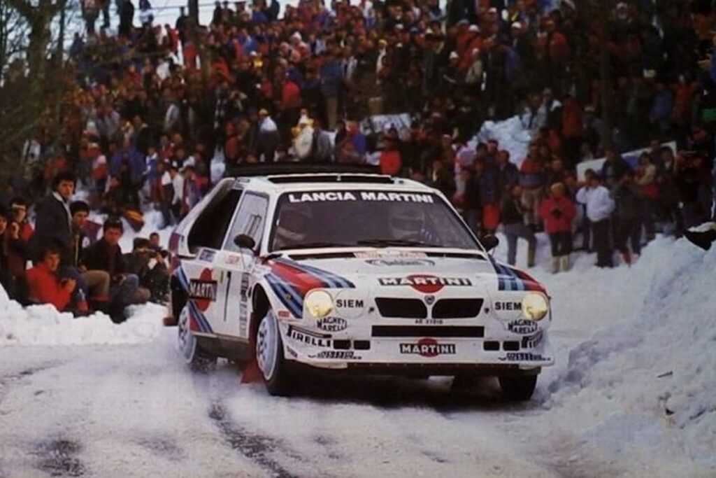 La Lancia Delta di Toivonen - Cresto al Relly di Monte Carlo 1986