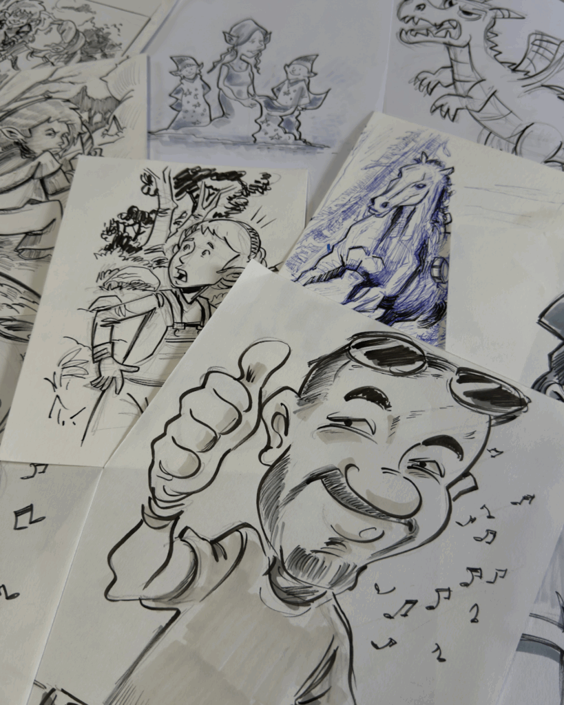 Il Corso di illustrazione da Colori Locatelli con Fabio Roveyaz