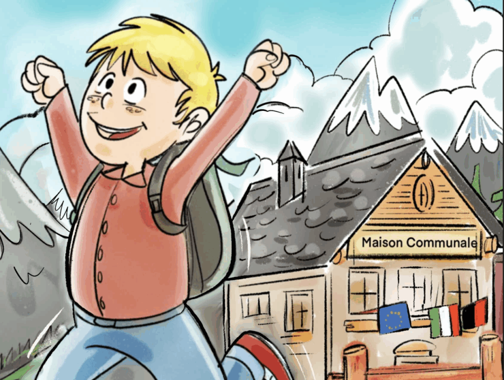 Communitas racines et identité illustrazione di Fabio Roveyaz