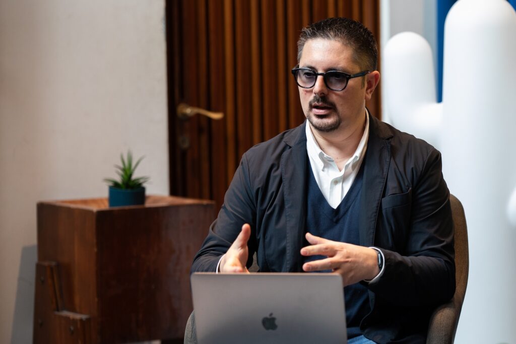 Conferenza stampa Cactus Edu Alessandro Stevanon