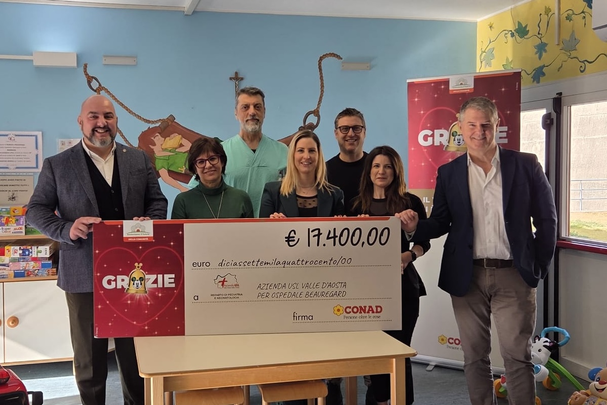 Donazione Aosta Conad Nord Ovest