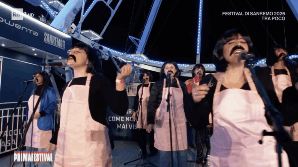 Elisa Neve con Rocking' a Sanremo