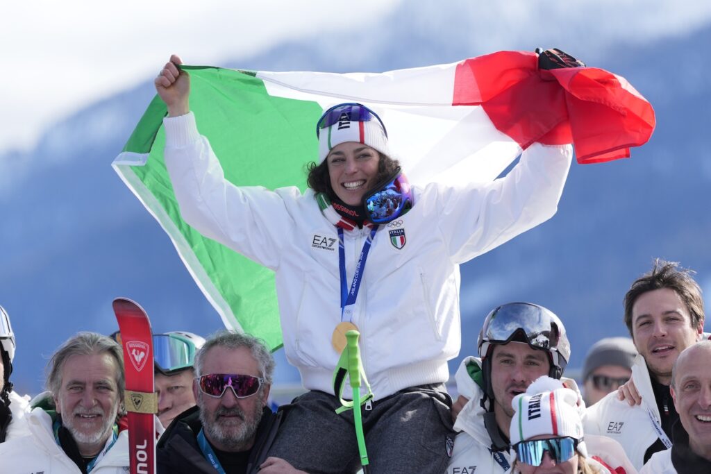 Federica Brignone oro SuperG Olimpiadi Milano Cortina Gio Auletta Pentaphoto