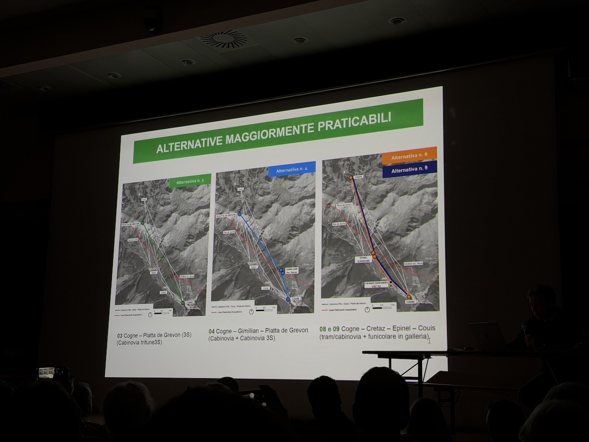 Alternative collegamento Pila Cogne maggiormente praticabili