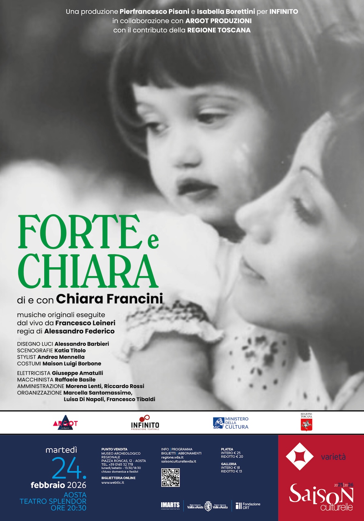 LOCANDINA FORTE E CHIARA - Chiara Francini