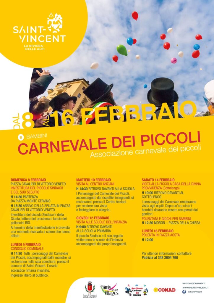 Locandina Carnevale dei Piccoli 2026