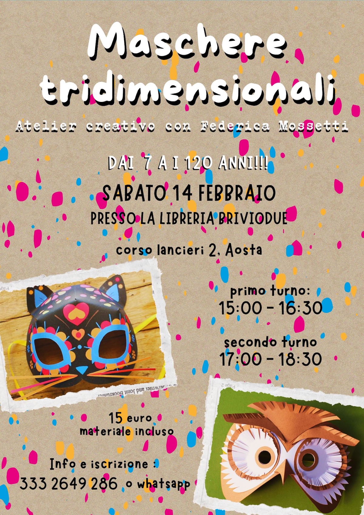 Laboratorio maschere - Brivio - Mossetti