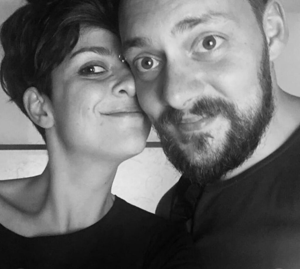 Nicholas Pera con la moglie Roberta Nicholas Pera con la moglie Roberta