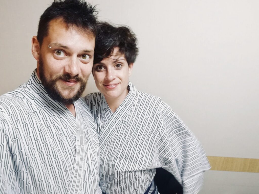 Nicholas Pera con la moglie Roberta