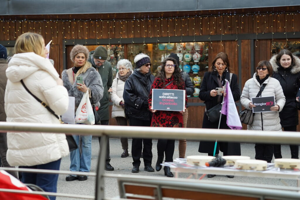 Presidio contro ddl Bongiorno Foto di Daniele Canuto