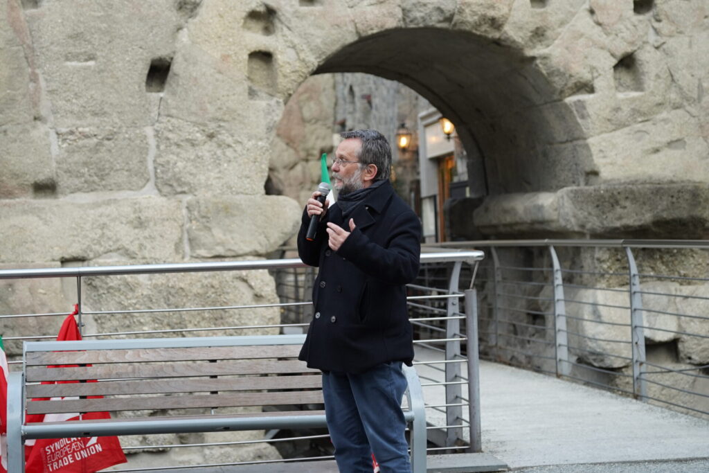 Presidio contro ddl Bongiorno Foto di Daniele Canuto