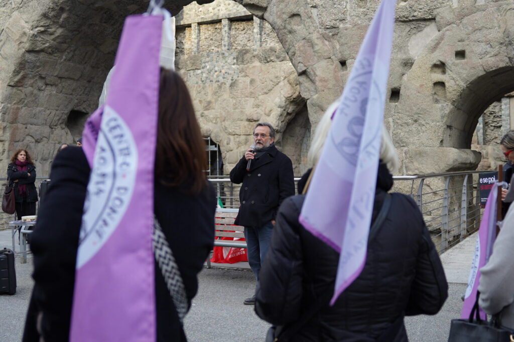 Presidio contro ddl Bongiorno Foto di Daniele Canuto