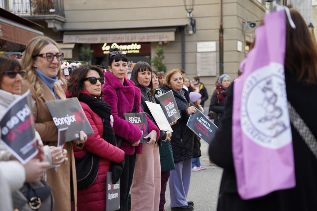 Presidio contro ddl Bongiorno Foto di Daniele Canuto
