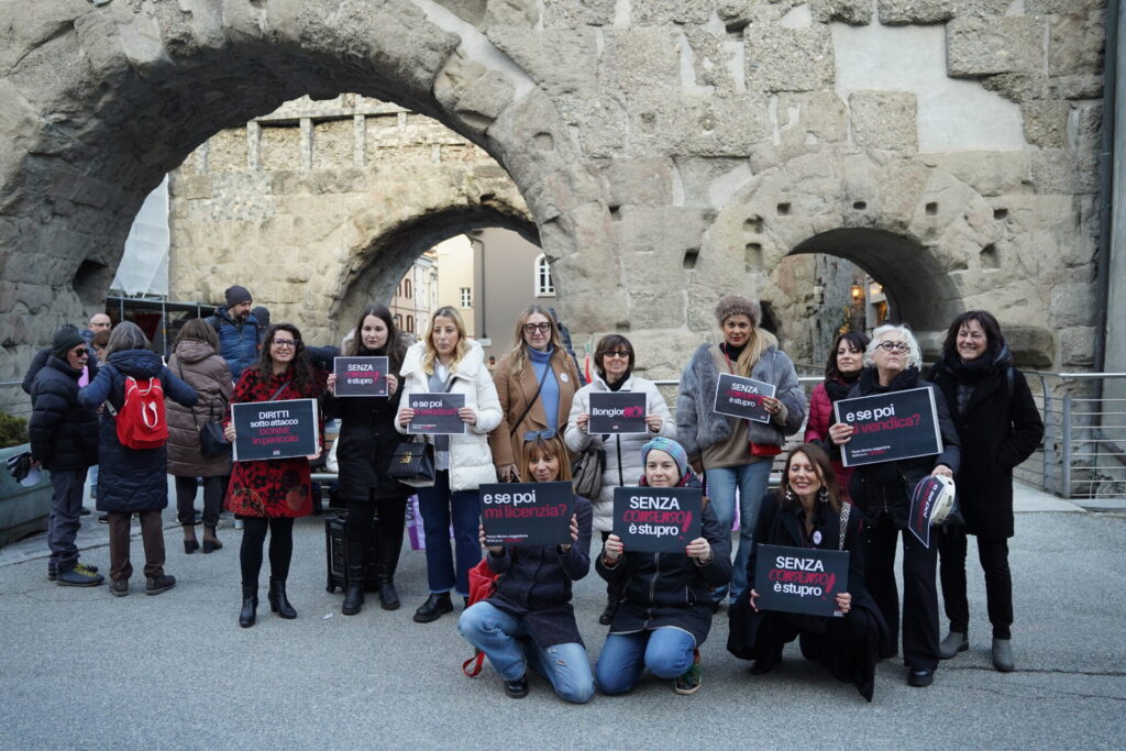 Presidio contro ddl Bongiorno Foto di Daniele Canuto