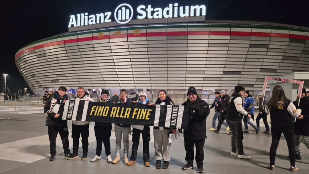 Turi Agostino allo stadio