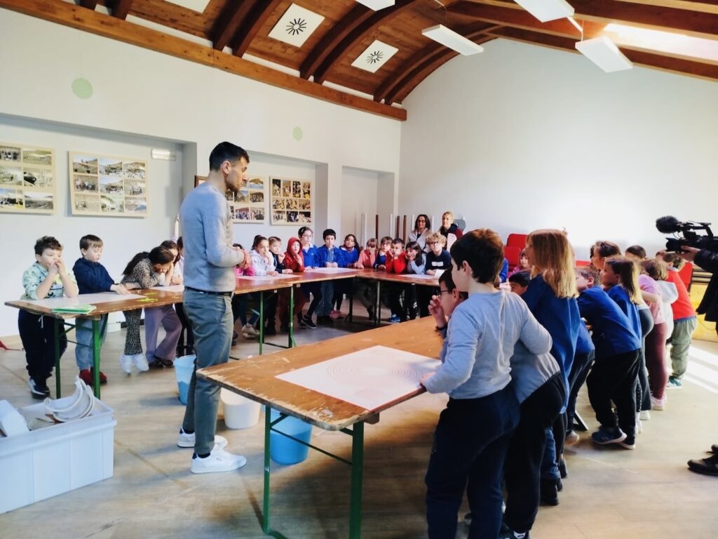 Bambini scuole Charvensod forno comunale